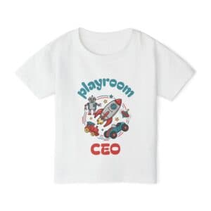 playroom ceo toddler t shirt — rocket & robot playtime tee playroom ceo toddler t shirt — rocket & robot playtime tee